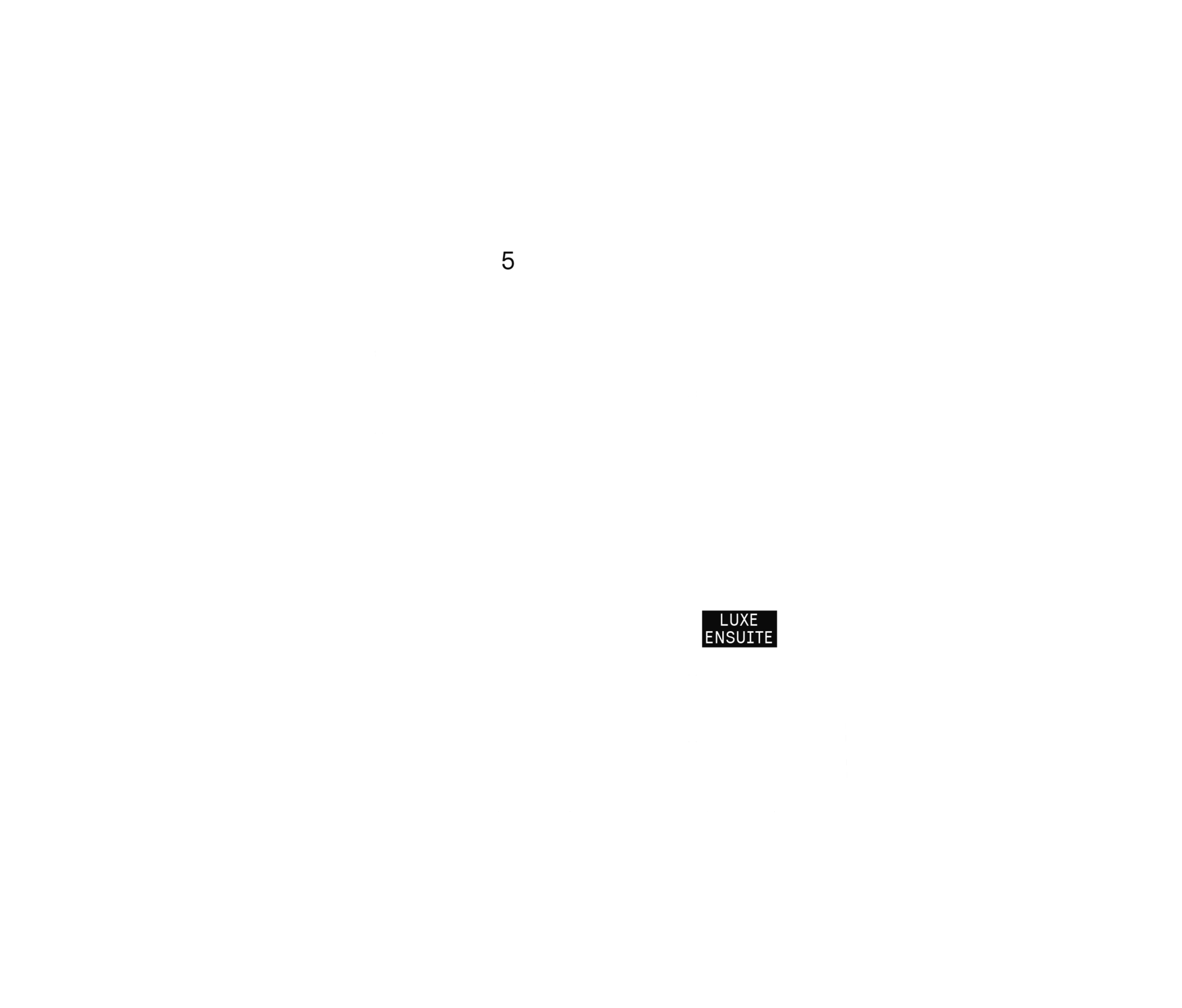 Second floor plan, optional layout for Plan 1 of the 31' Collection at Rhythm, Ottawa