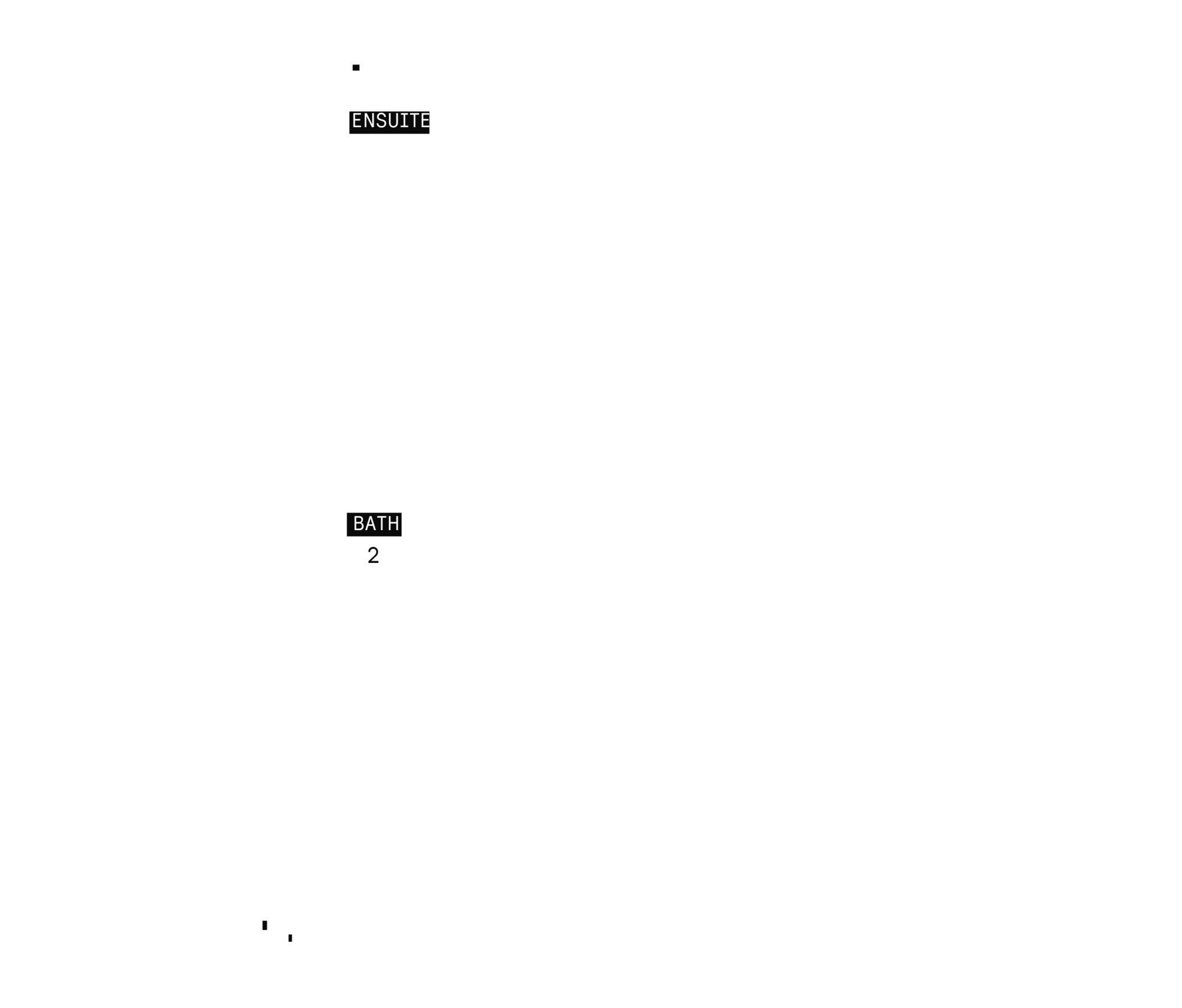 Second floor plan for Plan 5 of the 25' Collection at Rhythm, Ottawa