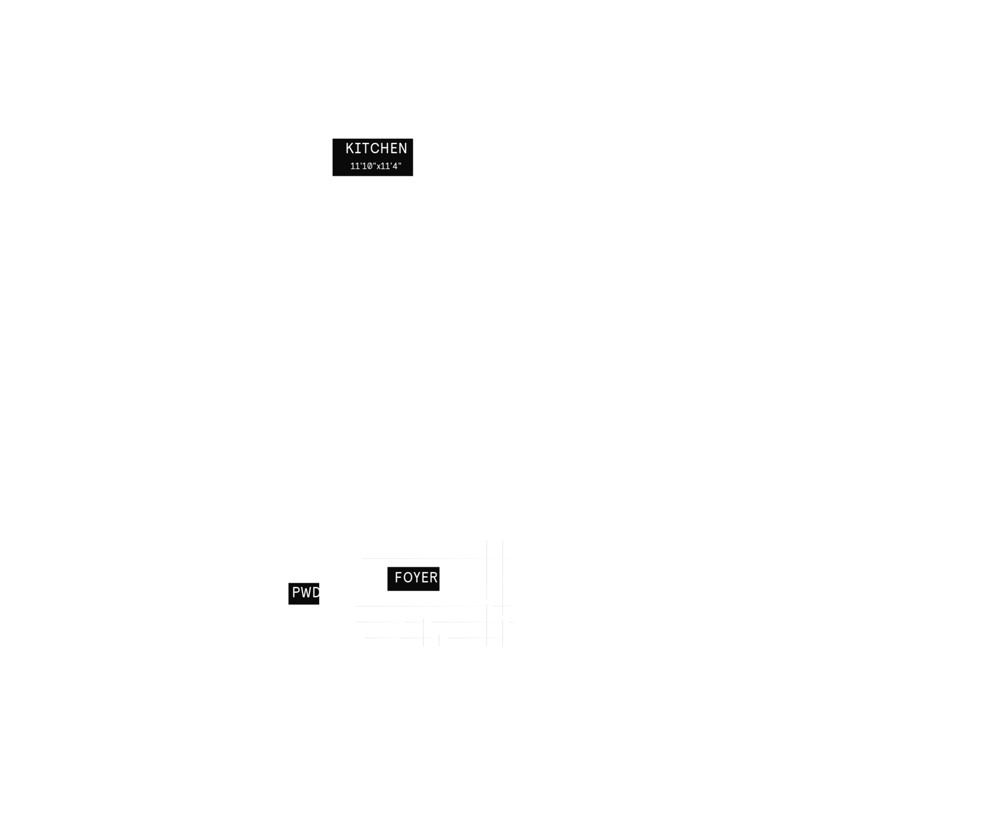 Main floor plan for Plan 5 of the 25' Collection at Rhythm, Ottawa