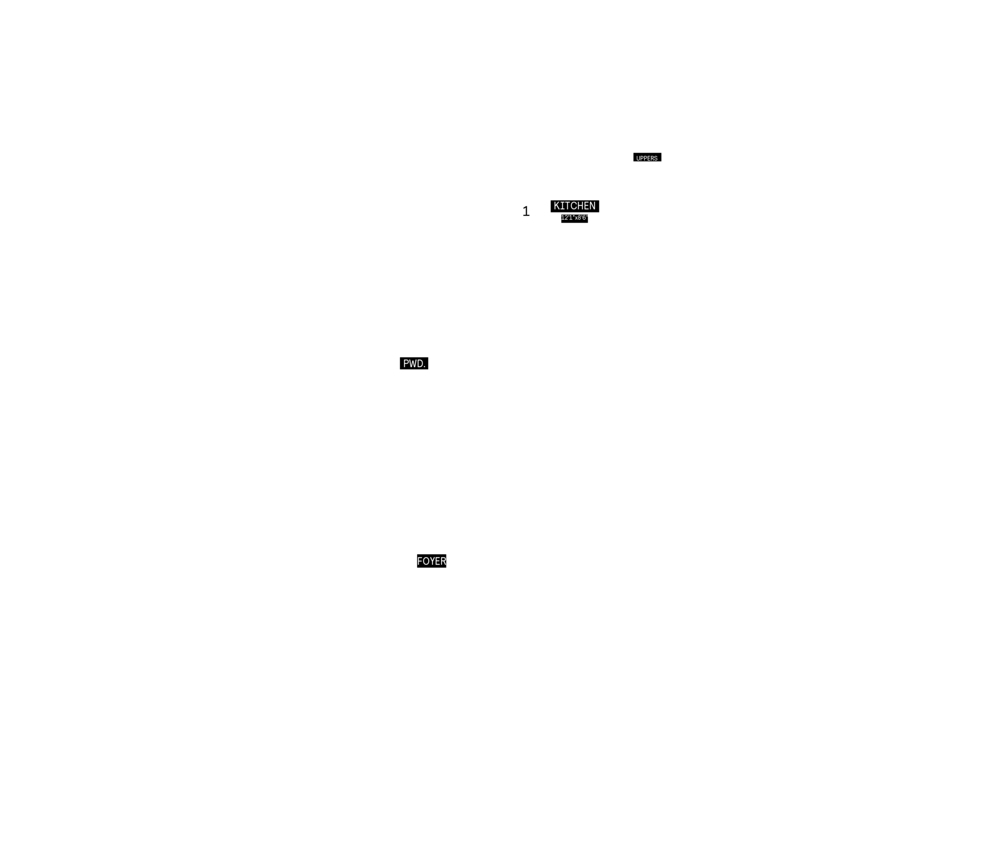 Main floor plan for Plan 3C of the 20' OpenPlan™ Towns at Cassette, Ottawa