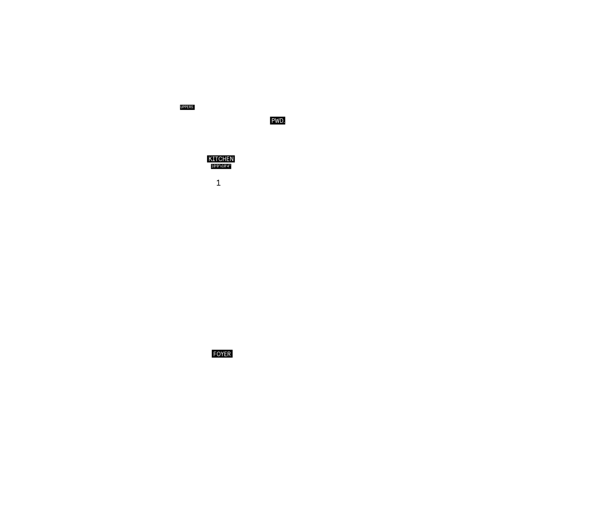 Main floor plan for Plan 3C of the 20' OpenPlan™ Towns at Cassette, Ottawa