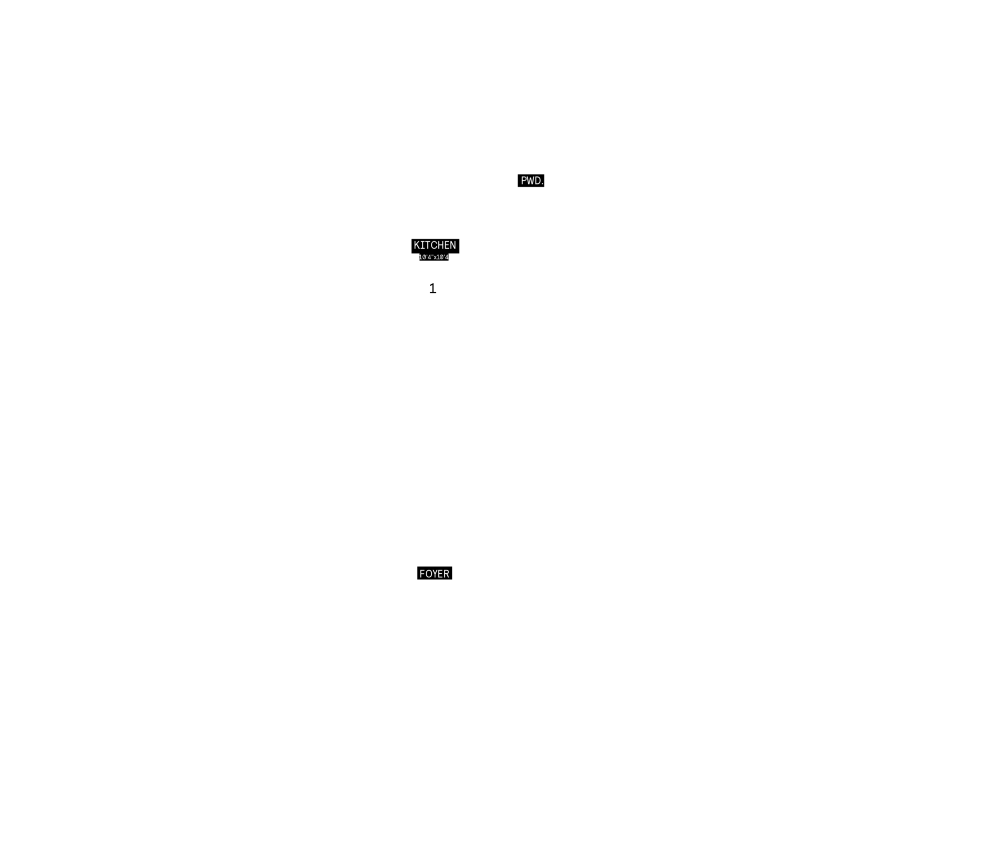 Main floor plan for Plan 3C of the 20' OpenPlan™ Towns at Cassette, Ottawa