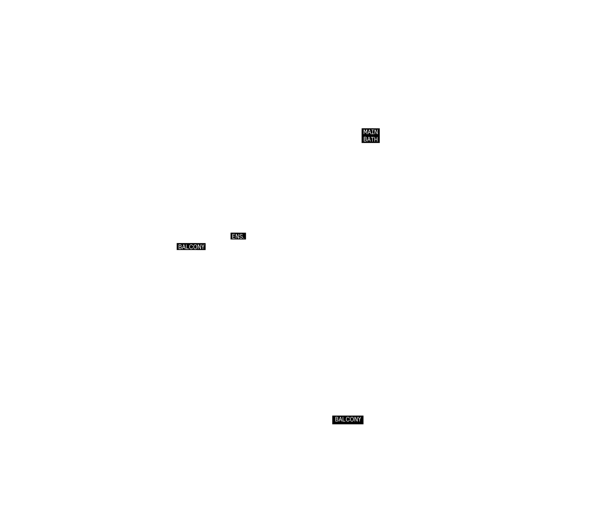 Second floor plan for Plan 3C of the 20' OpenPlan™ Towns at Cassette, Ottawa