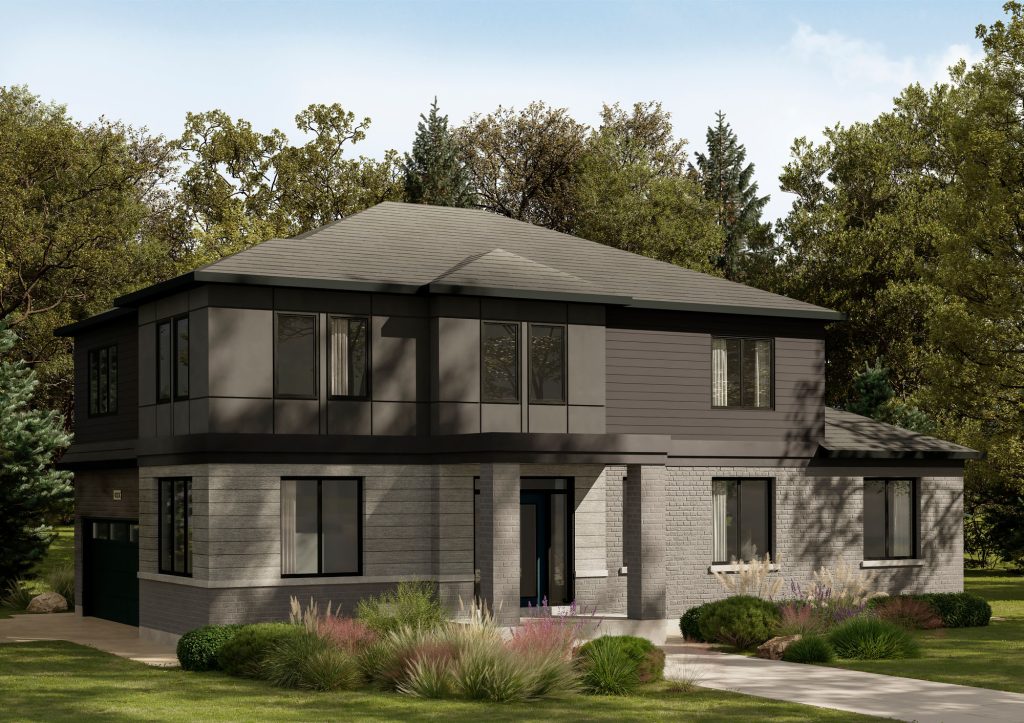 41' Collection at The Conservancy: elevation rendering with a hipped roof