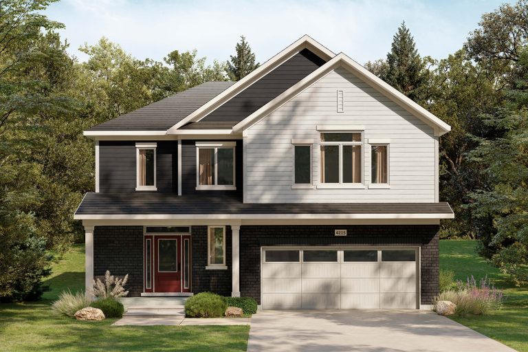 The Chesley, 42' Collection: elevation rendering
