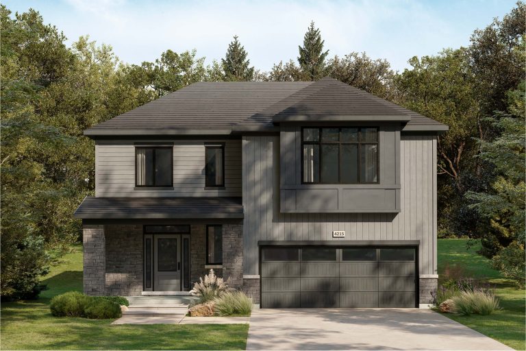 The Chesley, 42' Collection: elevation rendering