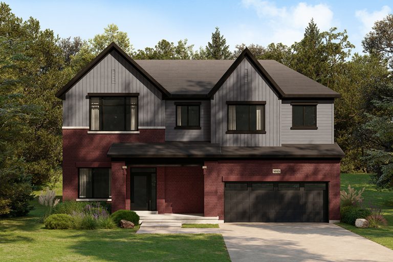 The Copperstone, 50' Collection: elevation rendering