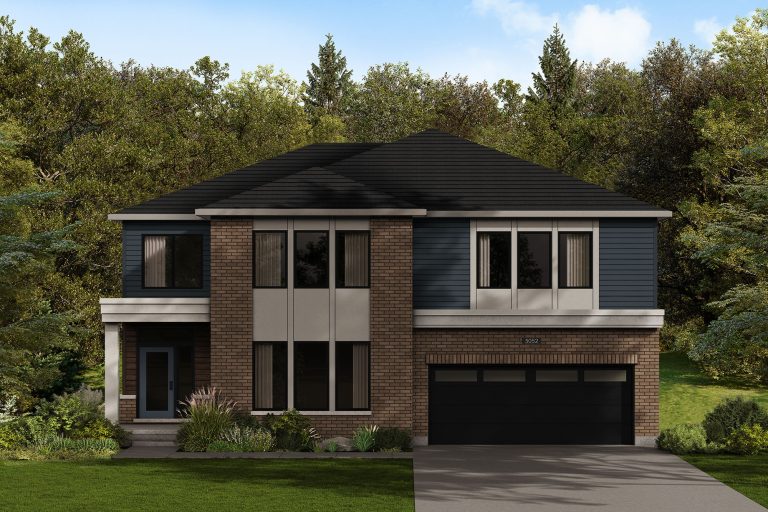 The Ironridge model home, 50' Collection: elevation rendering