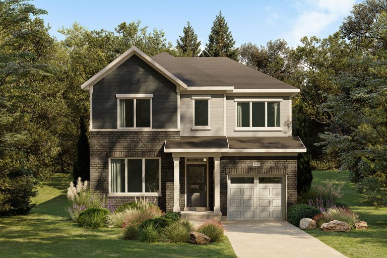 The Ashland, 35' Collection: elevation rendering
