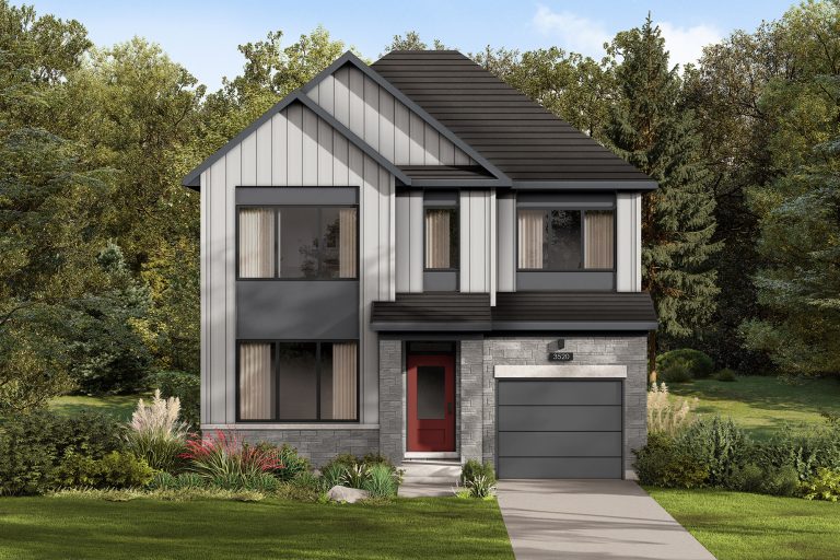 The Ashland, 35' Collection: elevation rendering