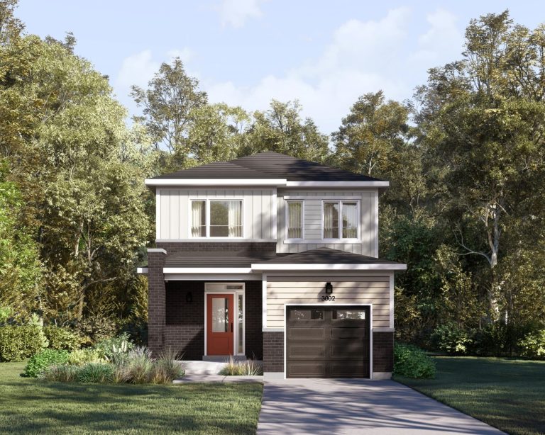 Series I Plan 2 at Fox Run: elevation rendering