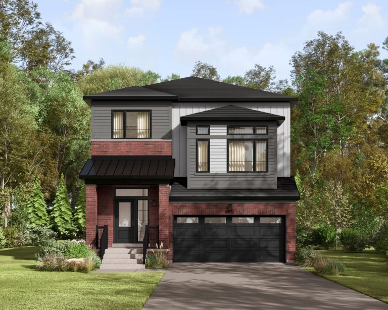 Series II Plan 2 at Fox Run: elevation rendering
