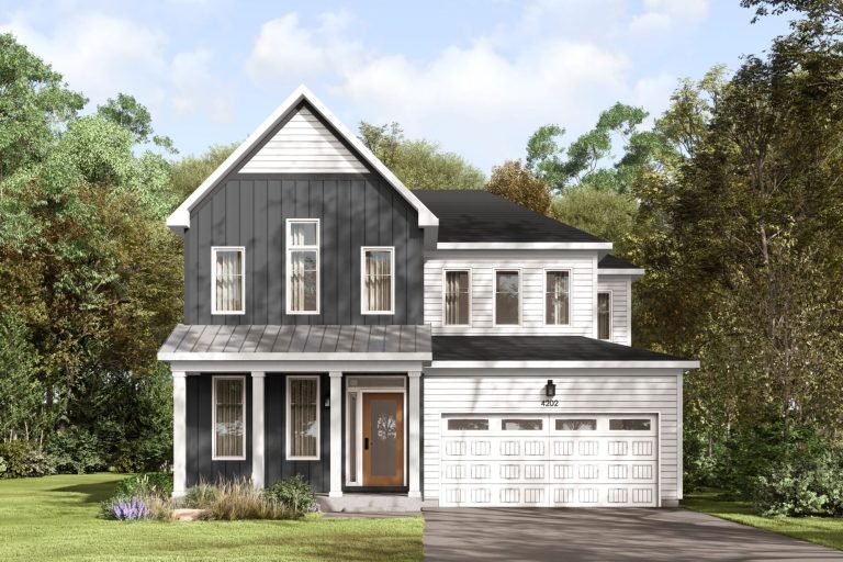Series III Plan 2 at Fox Run: elevation rendering