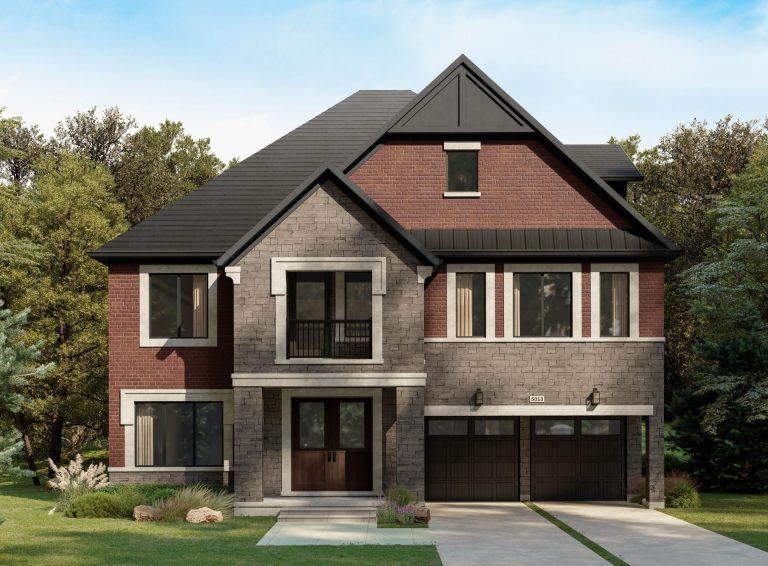 Plan 13 Elevation A, 50' Collection at Creekside: rendering