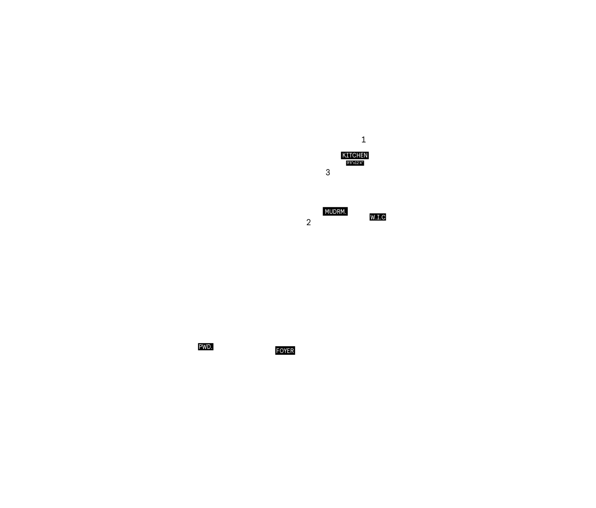 Main floor plan for Plan 5 of the 25' OpenPlan™ Towns at Cassette, Ottawa