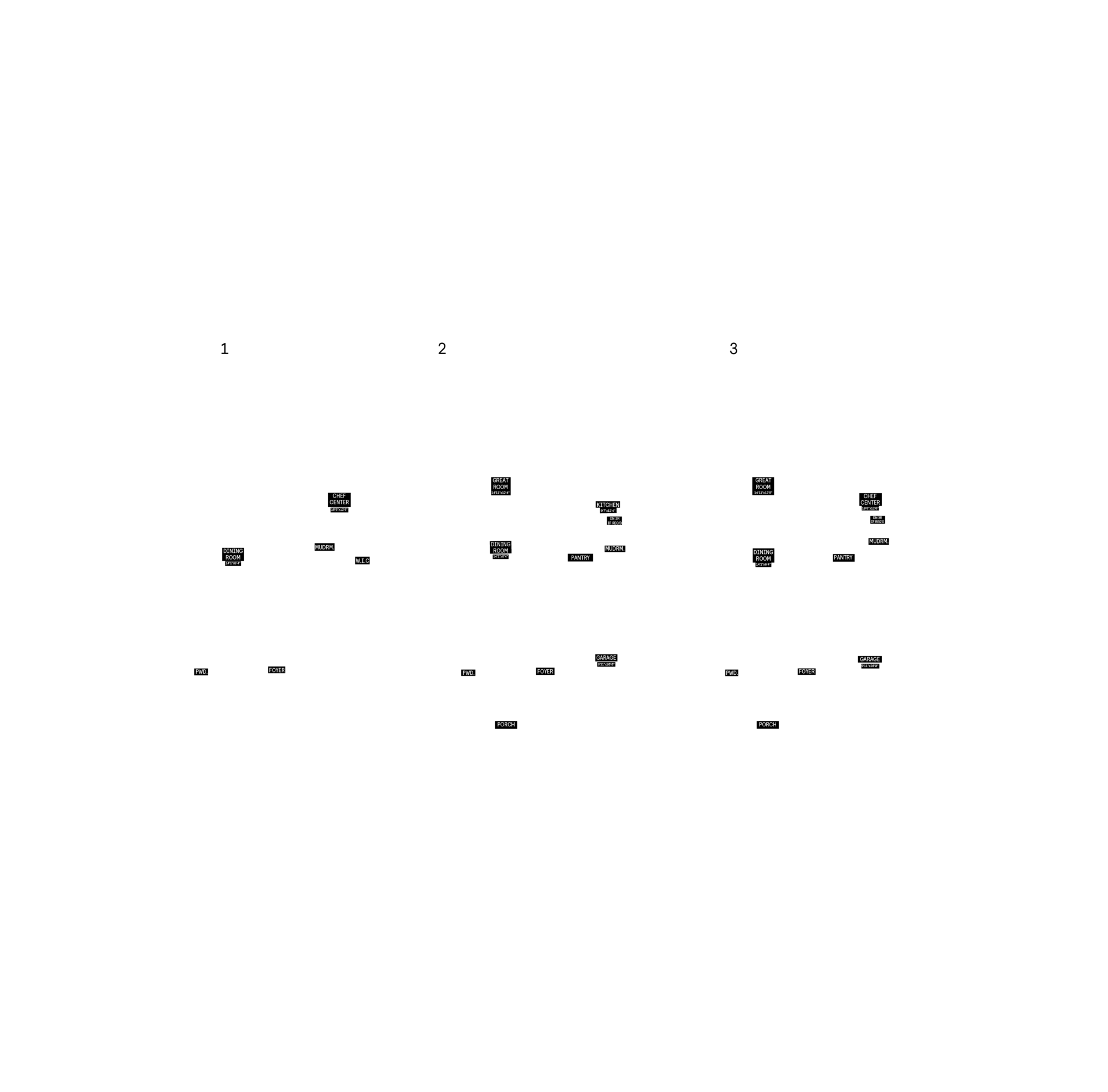 Main floor plan, optional layout for Plan 5 of the 25' OpenPlan™ Towns at Cassette, Ottawa