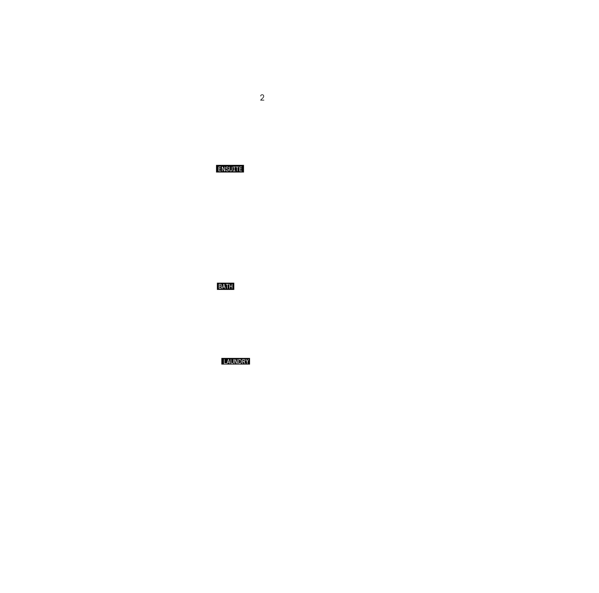 Second floor plan, optional layout for Plan 5 of the 25' OpenPlan™ Towns at Cassette, Ottawa