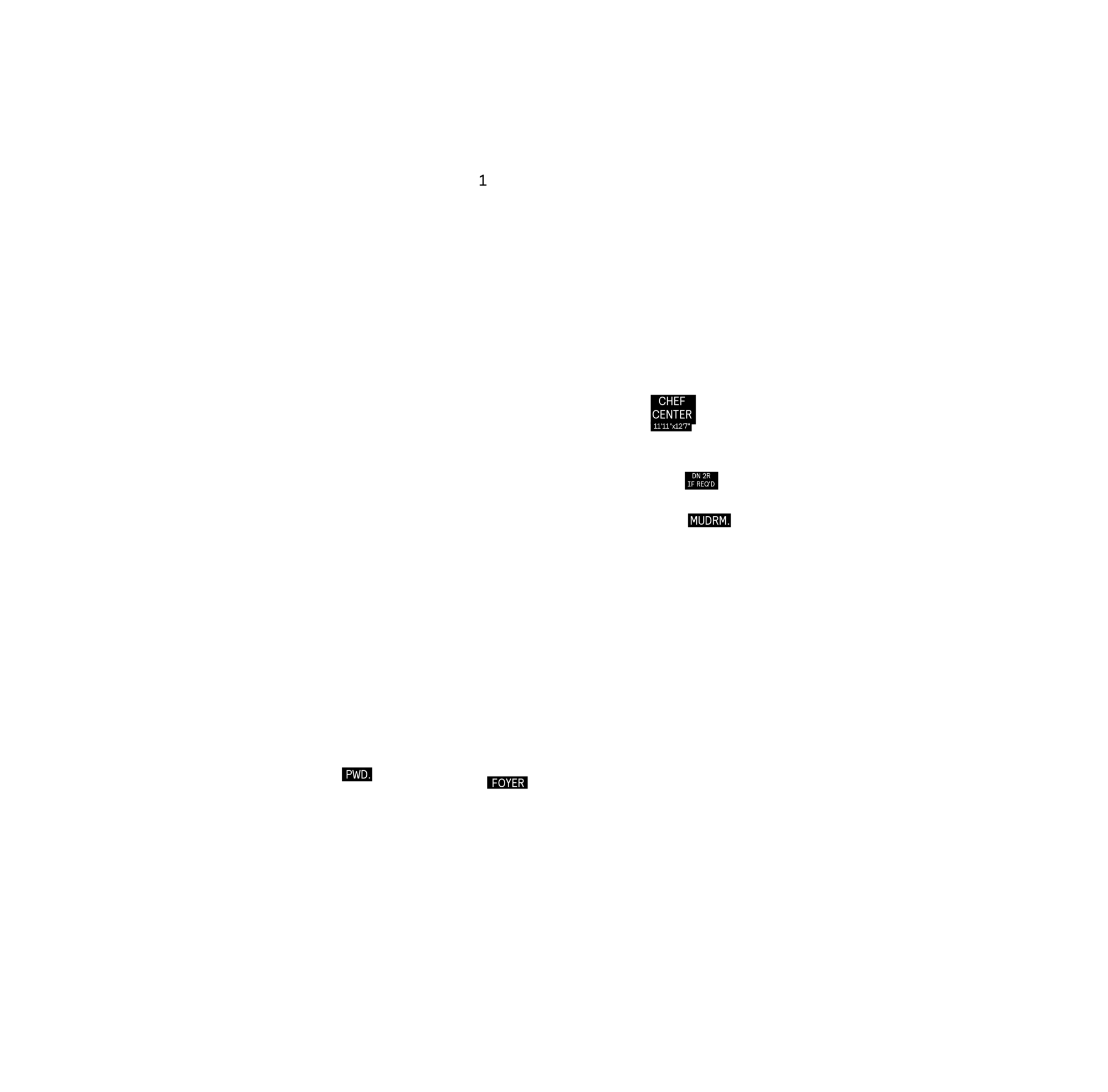 Main floor plan, optional layout for Plan 5 of the 25' OpenPlan™ Towns at Cassette, Ottawa