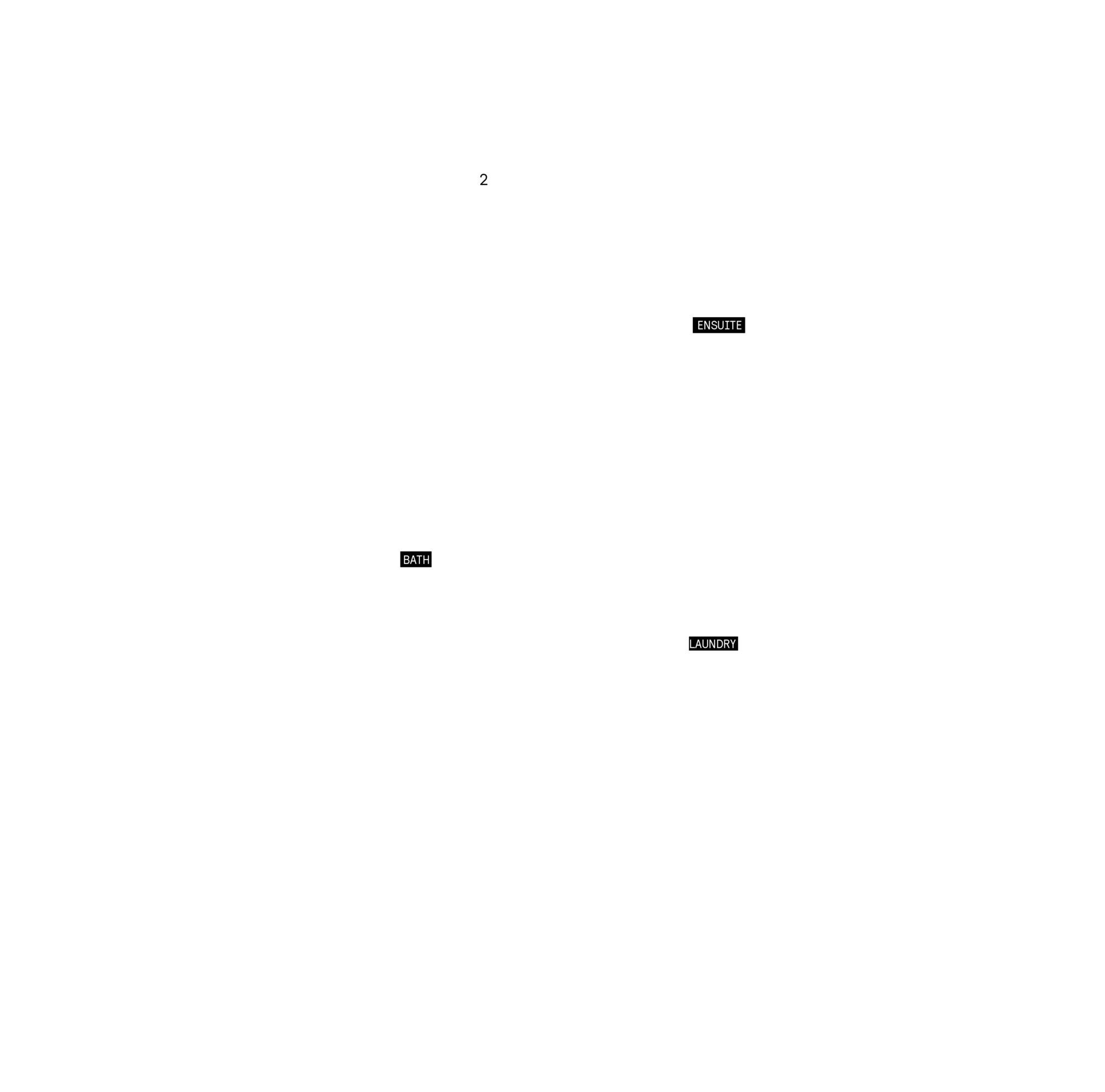 Second floor plan, optional layout for Plan 5 of the 25' OpenPlan™ Towns at Cassette, Ottawa