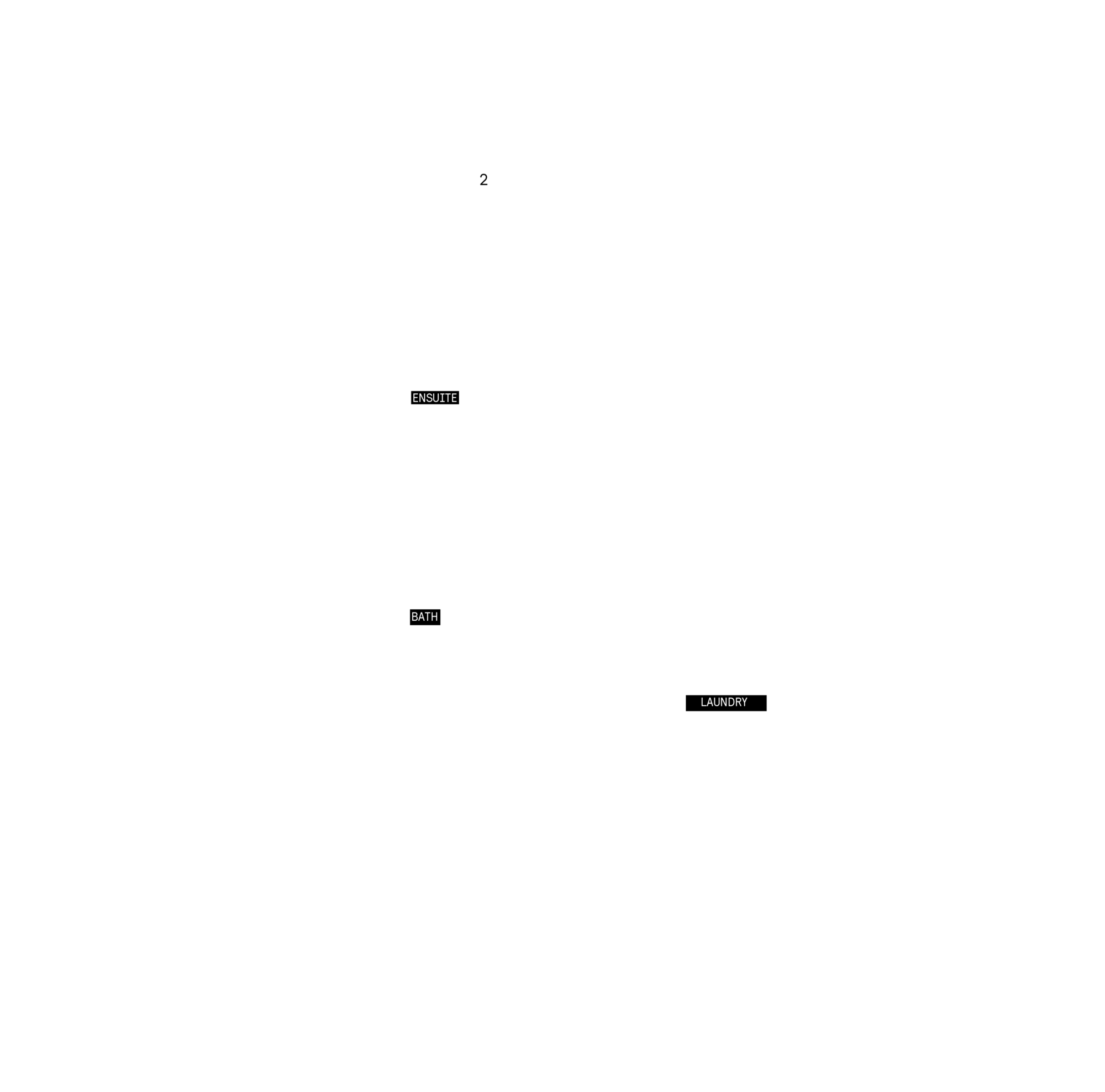Second floor plan, optional layout for Plan 5 of the 25' OpenPlan™ Towns at Cassette, Ottawa
