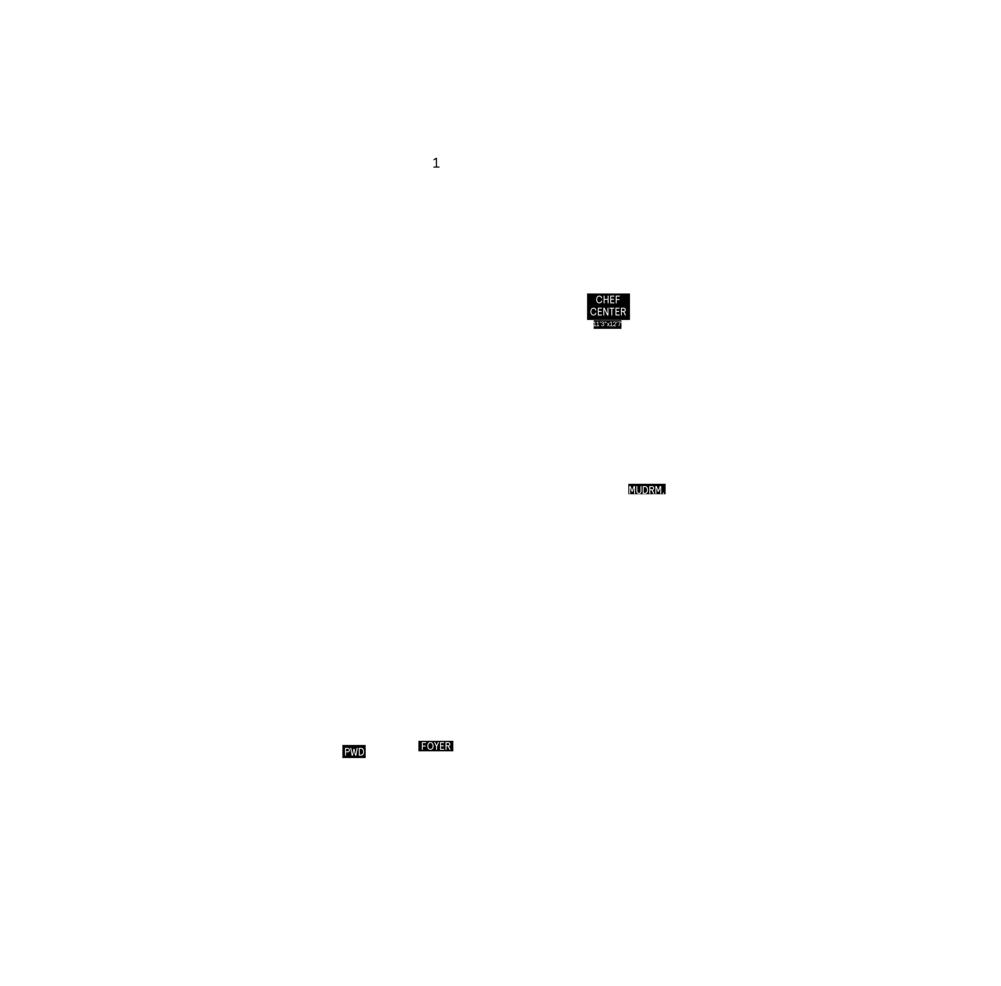 Main floor plan, optional layout for Plan 5 of the 25' OpenPlan™ Towns at Cassette, Ottawa