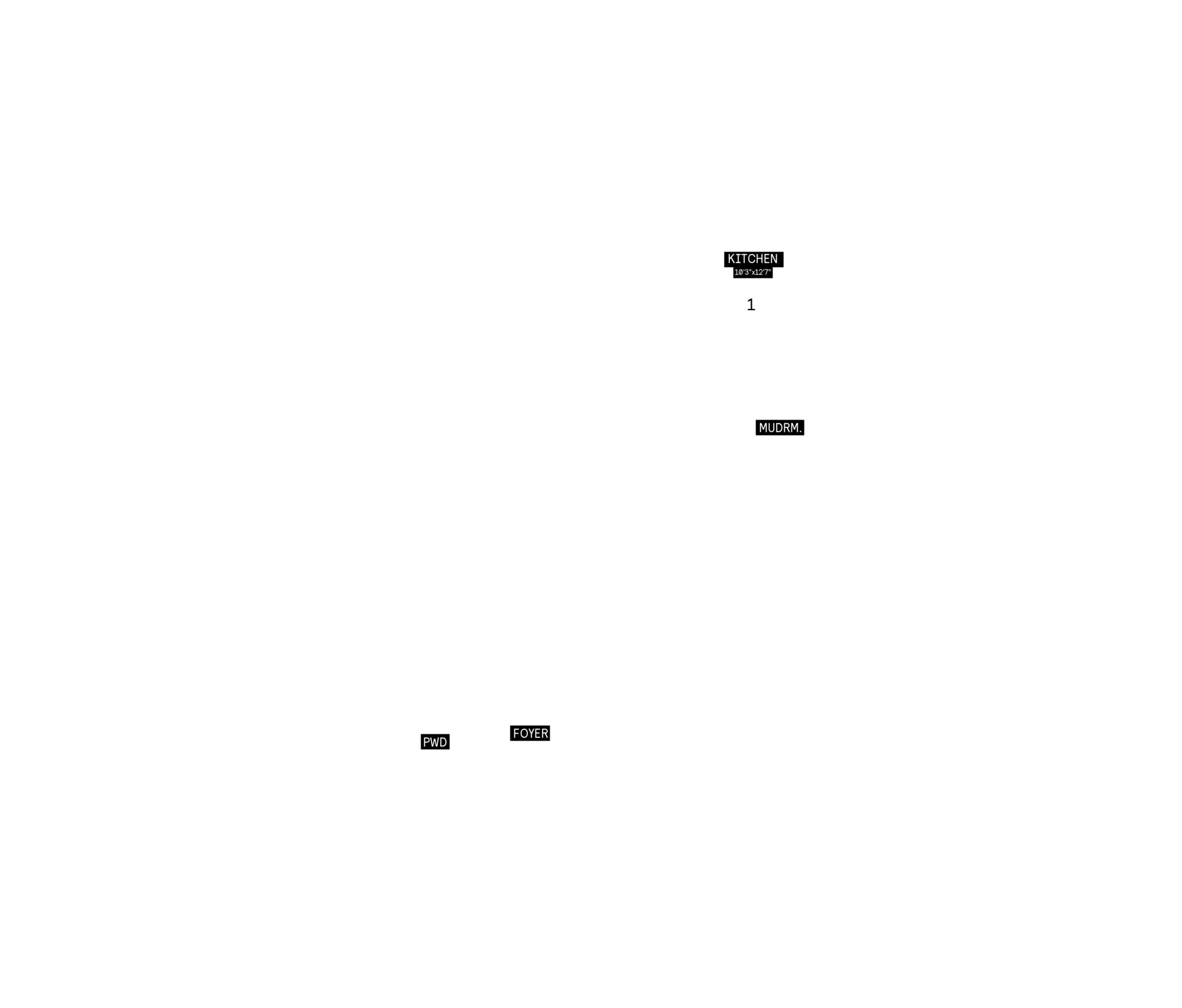 Main floor plan for Plan 5 of the 25' OpenPlan™ Towns at Cassette, Ottawa