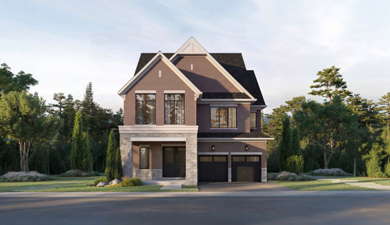 42′ Collection at Five Oaks: Elevation A rendering
