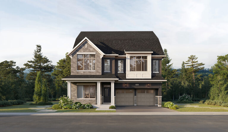 42′ Collection at Five Oaks: Elevation A rendering
