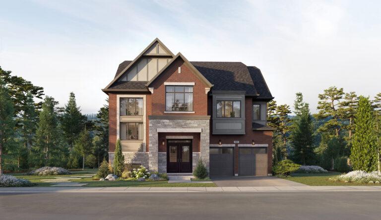 50′ Collection at Five Oaks: Elevation A rendering